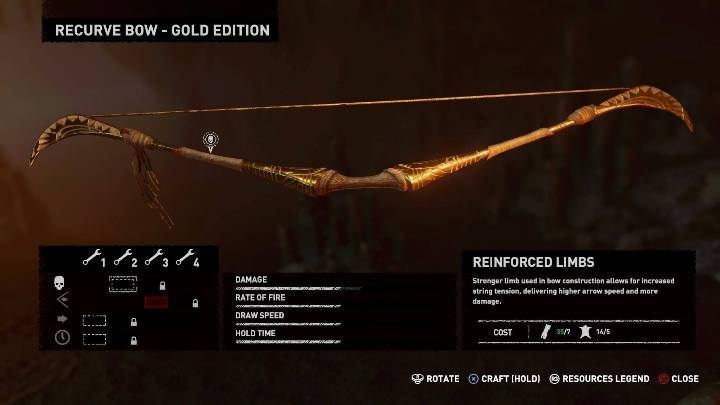2 - Gold weapons in Shadow of the Tomb Raider - Equipment - Shadow of the Tomb Raider Game Guide