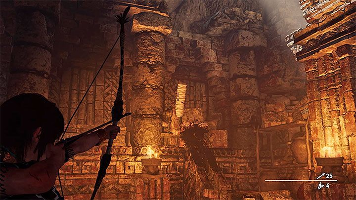 Start with locating the lever with ropes located left from the barricade (the picture above) - Exploration of the Belly and Head of the Serpent - The Hidden City - The Hidden City - Shadow of the Tomb Raider Game Guide