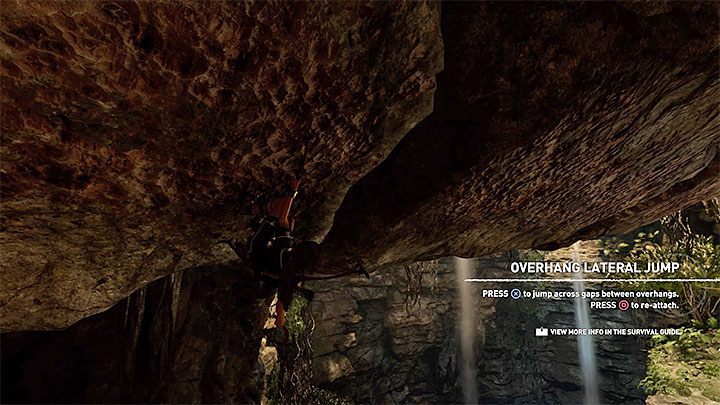 Climb into a small hole and once you have squeezed between the rocks, jump back onto the climbing wall - Finding Unuratu in the temple of Kukulkan - Rebellion Lives - The Hidden City - return - Shadow of the Tomb Raider Game Guide