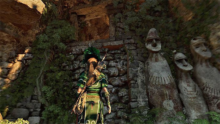 Jump on the adjacent sloping wall and complete the climb to the point where Lara can jump onto higher ledges - Finding Unuratu in the temple of Kukulkan - Rebellion Lives - The Hidden City - return - Shadow of the Tomb Raider Game Guide