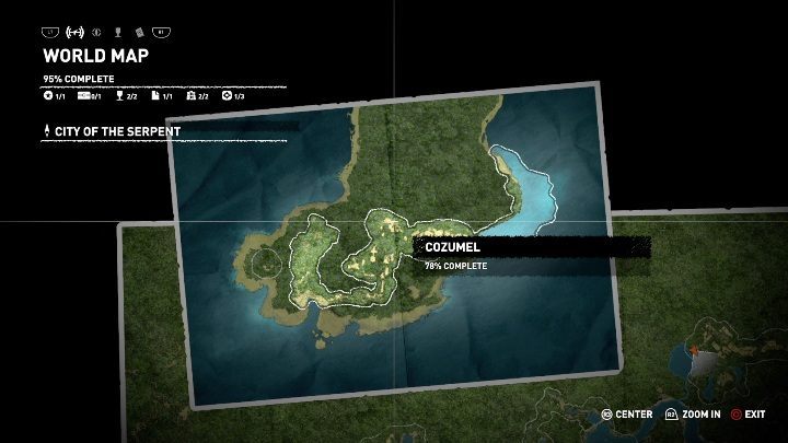 The Whistle of the Dark challenge will be unlocked when you shoot down the first figure - Challenges in Cozumel| Secrets in Shadow of the Tomb Raider - Cozumel - Shadow of the Tomb Raider Game Guide