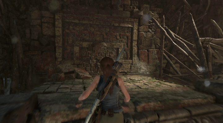 You will find this mural on the bottom of the water reservoir in the tomb - Murals in Mission of San Juan | Secrets in Shadow of the Tomb Raider - Mission of San Juan - Shadow of the Tomb Raider Game Guide