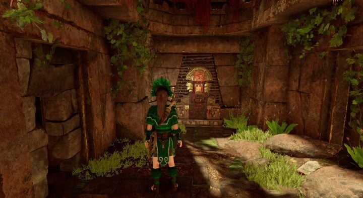 Mural (2) can be found behind a bricked up wall - Murals in The Hidden City | Secrets in Shadow of the Tomb Raider - The Hidden City - Shadow of the Tomb Raider Game Guide