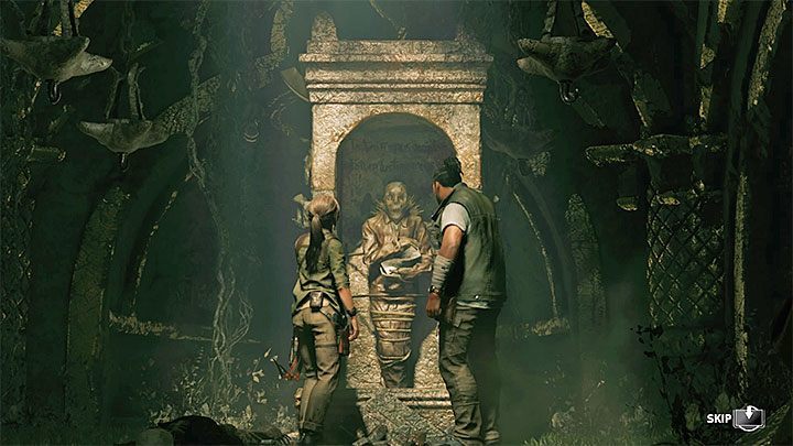 This is the end of the puzzle - Exploring the secret crypt and finding the Silver Box - Via Crucis - Mission of San Juan - Shadow of the Tomb Raider Game Guide