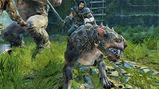 You need to harness one of the caragors - 15: Hunting Partners | Main missions - Main missions - Middle-earth: Shadow of Mordor Game Guide