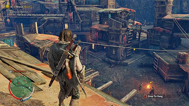 An example orc fortress - Exploration of the game world | Combat - Combat - Middle-earth: Shadow of Mordor Game Guide