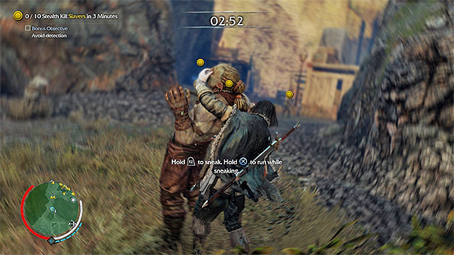 The easiest way to eliminate orcs is to perform stealth kills behind their back - The Mithril Blade (dagger) | Weapon Missions - Weapon Missions - Middle-earth: Shadow of Mordor Game Guide