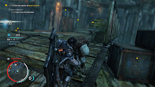 Execute, at least, two orcs with shields - The Red Tide (sword) | Weapon Missions - Weapon Missions - Middle-earth: Shadow of Mordor Game Guide