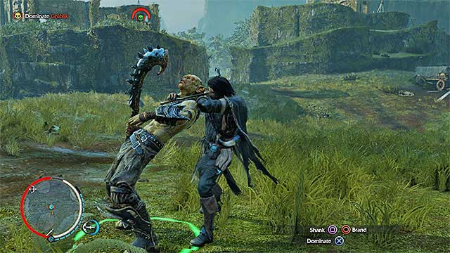 After you grab Grublik, select the option to dominate, and then to command - 16: The Power of the Wraith | Main missions - Main missions - Middle-earth: Shadow of Mordor Game Guide
