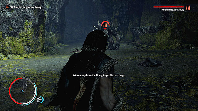 Stand as far from the graug as possible and wait for him to charge - 17: The Great White Graug | Main missions - Main missions - Middle-earth: Shadow of Mordor Game Guide