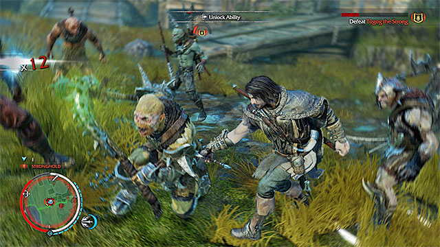 While fighting the Warchief, exploit his weaknesses and do not let him take advantage of his strong points. - Extra mission: Brand the Warchiefs | Main missions - Main missions - Middle-earth: Shadow of Mordor Game Guide