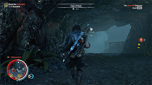 One of the entrances to the cave complex - List of artifacts: Nurn | Collectibles - Artifacts - Artifacts - Middle-earth: Shadow of Mordor Game Guide