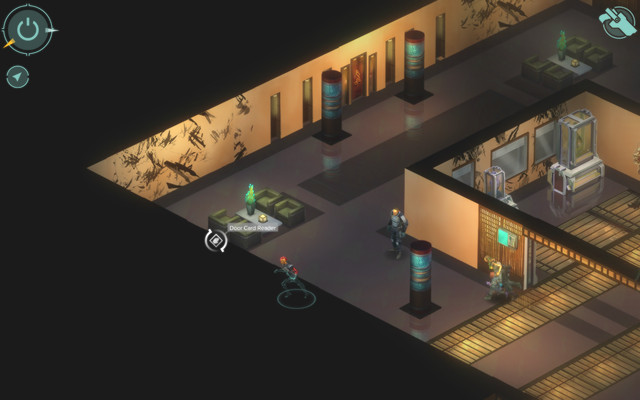 The card will let you enter the room with the terminal (M11,5) (the button at the wall that leads to the room is hard to notice) - Prosperity Tower - Prosperity Tower M11 - Shadowrun: Hong Kong - Game Guide and Walkthrough