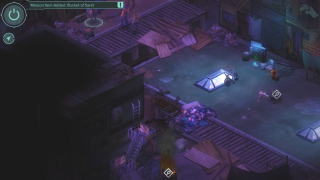 There is sand in the upper part and blazing tires at the bottom - Side missions and curiosities in Walled City - Walled City M2 - Shadowrun: Hong Kong - Game Guide and Walkthrough