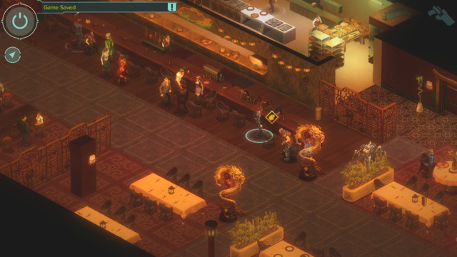 An empty sit in front of the bar - Uninvited Guests - main mission - Shangri-La M8 - Shadowrun: Hong Kong - Game Guide and Walkthrough