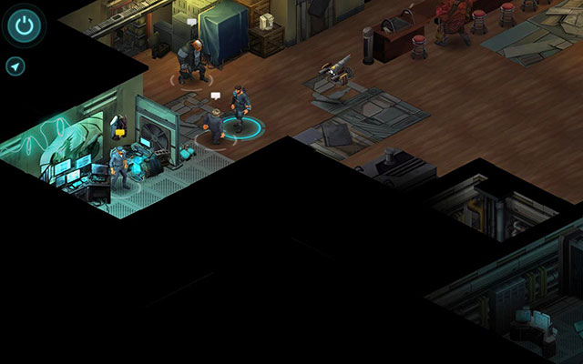David moves around his stand - The Union - Safehouse - Walkthrough - Shadowrun Returns - Game Guide and Walkthrough