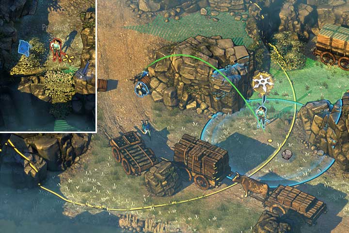 When the situation calms down, jump in to the river and swim to its upper parts - Mission 2 - Nakasendo Road | Walkthrough - Campaign - Shadow Tactics: Blades of the Shogun Game Guide