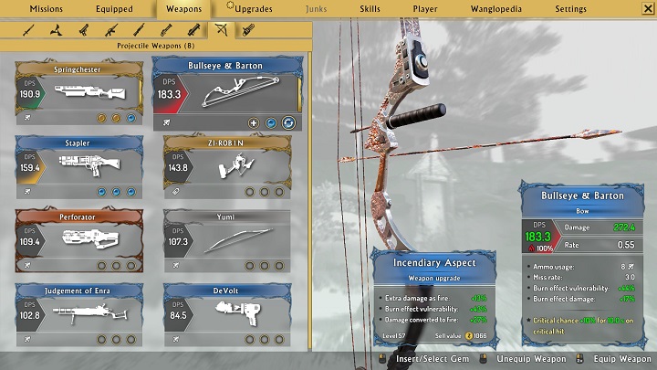 Weapon upgrades may provide you with more than one bonus - The character and upgrades - Character development - Shadow Warrior 2 Game Guide