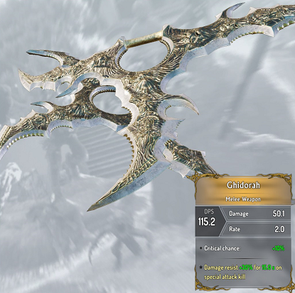 Ghidorah - Weapos and equipment (2) - Character development - Shadow Warrior 2 Game Guide