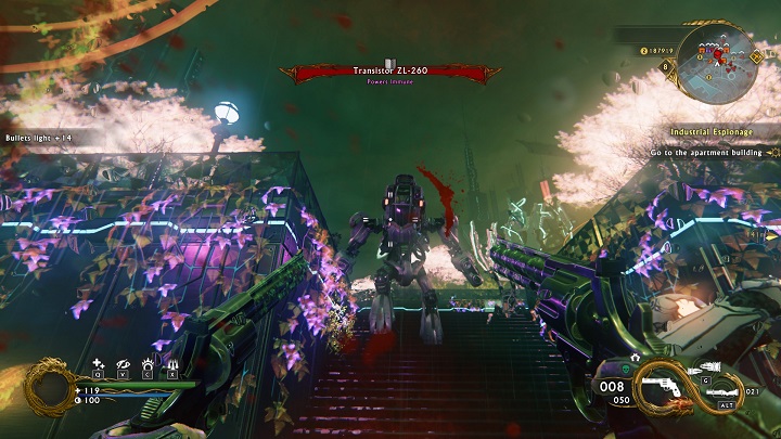 You must constantly be mindful of his missile launchers - Industrial Espionage | Main missions - Main missions - Shadow Warrior 2 Game Guide