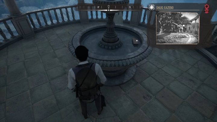 Exact location: Going north from Sherlock's family home, you will see a gazebo - Sherlock Holmes Chapter One: Treasures - list of all - Secrets & Collectibles - Sherlock Holmes Chapter One Guide