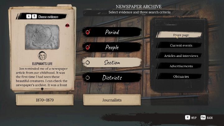 You'll be able to access the archives on site - Sherlock Holmes Chapter One: A Gilded Cage, the crime scene - walkthrough - A gold-plated cage - Sherlock Holmes Chapter One Guide