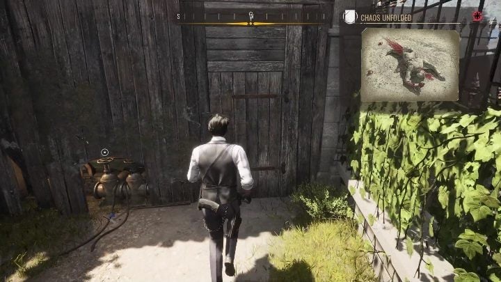 3 - Sherlock Holmes Chapter One: A Gilded Cage, the crime scene - walkthrough - A gold-plated cage - Sherlock Holmes Chapter One Guide