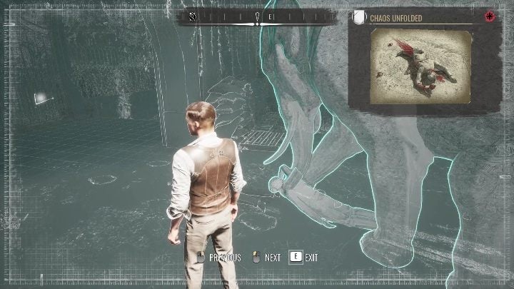 On its way, the elephant tramples over the man it is dragging along the ground - Sherlock Holmes Chapter One: A Gilded Cage, the crime scene - walkthrough - A gold-plated cage - Sherlock Holmes Chapter One Guide