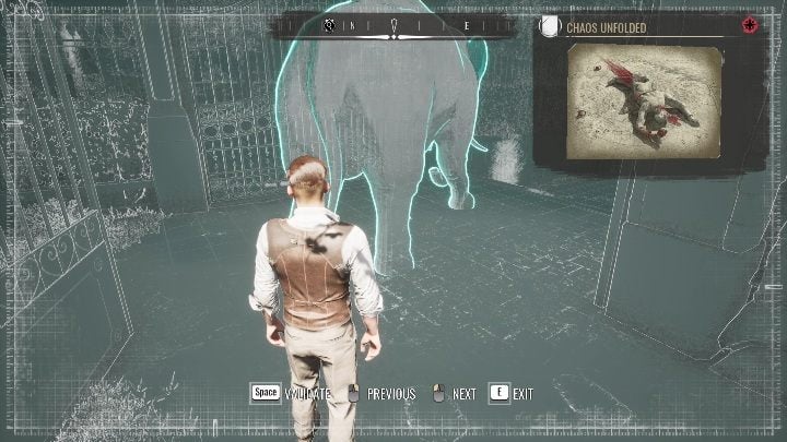 4 - Sherlock Holmes Chapter One: A Gilded Cage, the crime scene - walkthrough - A gold-plated cage - Sherlock Holmes Chapter One Guide