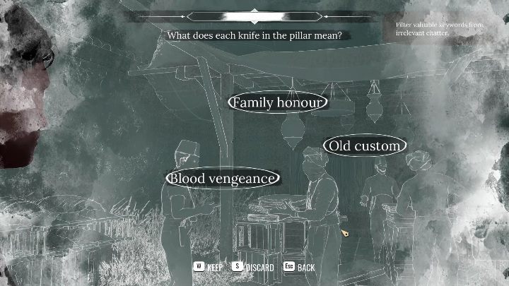 Your job is to eavesdrop on two men - Sherlock Holmes Chapter One: Pillar of Knives - walkthrough, Cordona stories - Cordon Tales - Sherlock Holmes Chapter One Guide