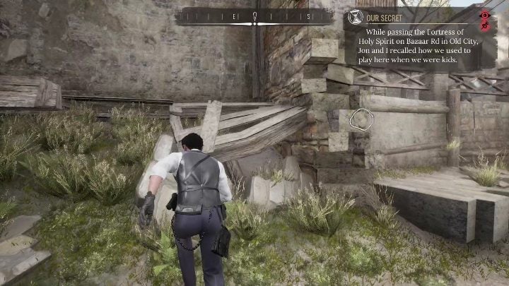 At the ruins, you'll find the first place you need to scan - Sherlock Holmes Chapter One: Cordona Stories - A Mad Rogue - walkthrough - Cordon Tales - Sherlock Holmes Chapter One Guide