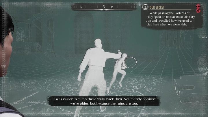 The next thing you need to investigate is the runaway Sherlock who is being chased out of the ruins which he climbed - Sherlock Holmes Chapter One: Cordona Stories - A Mad Rogue - walkthrough - Cordon Tales - Sherlock Holmes Chapter One Guide