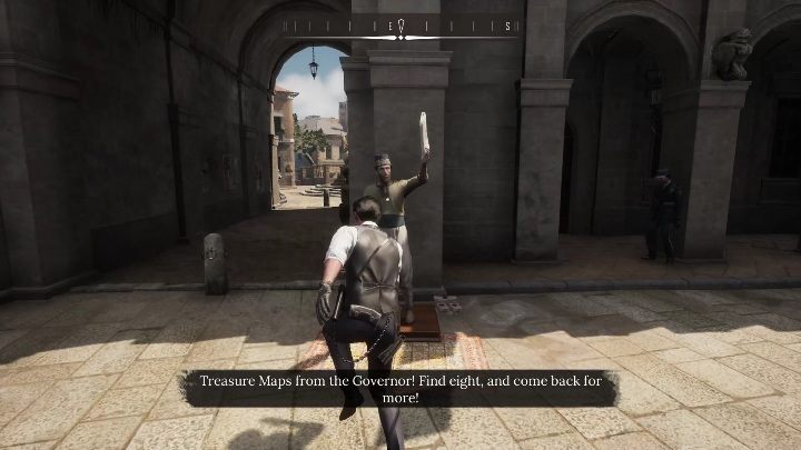This task will begin once you pick up the map from the newspaper vendor - Sherlock Holmes Chapter One: Treasure Island, Stage 1 - walkthrough, solution - Cordon Tales - Sherlock Holmes Chapter One Guide