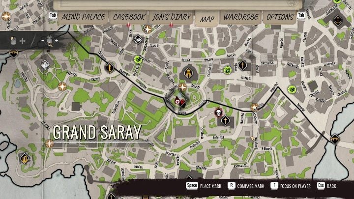 Region: Southern part of Scaladio, next to the theater - Sherlock Holmes Chapter One: Treasure Island, Stage 1 - walkthrough, solution - Cordon Tales - Sherlock Holmes Chapter One Guide