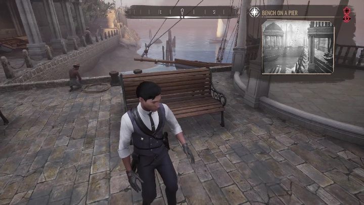 Exact location: Take the main road and turn left to see an area by the shore - Sherlock Holmes Chapter One: Treasure Island, Stage 1 - walkthrough, solution - Cordon Tales - Sherlock Holmes Chapter One Guide