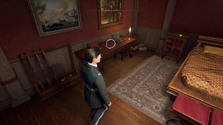 The next interactive area is the man's gun collection - Sherlock Holmes Chapter One Other Cases - Blindsided - walkthrough, solution - Other matters - Sherlock Holmes Chapter One Guide