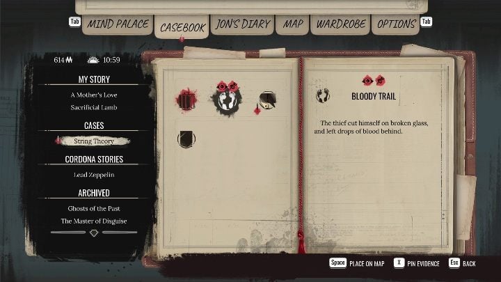 4 - Sherlock Holmes Chapter One: String Theory - walkthrough, Other Cases - Other matters - Sherlock Holmes Chapter One Guide