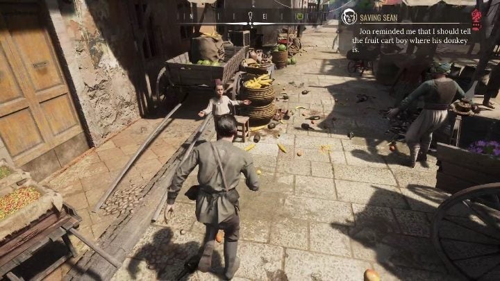 With this information, you can immediately go back to the boy or inform him about it only when you go back to the teacher to finish the task - Sherlock Holmes Chapter One: String Theory - walkthrough, Other Cases - Other matters - Sherlock Holmes Chapter One Guide