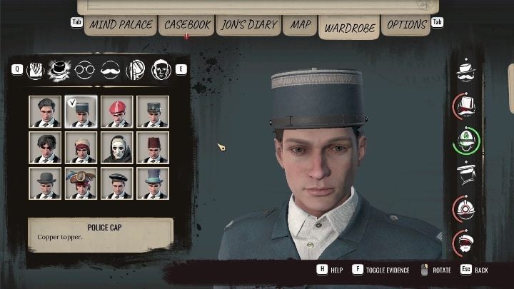 An important part of this case is to wear the police uniform constantly - Sherlock Holmes Chapter One: Iron Coffin - walkthrough, Other Cases - Other matters - Sherlock Holmes Chapter One Guide