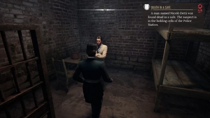 Put the costume on and then go to the detention facilities located in the basement - Sherlock Holmes Chapter One: Iron Coffin - walkthrough, Other Cases - Other matters - Sherlock Holmes Chapter One Guide