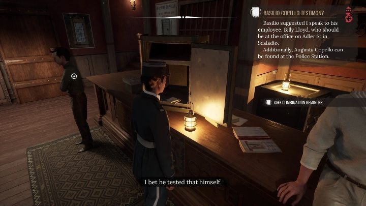 There, you need to examine a few thnings before you go further - Sherlock Holmes Chapter One: Iron Coffin - walkthrough, Other Cases - Other matters - Sherlock Holmes Chapter One Guide