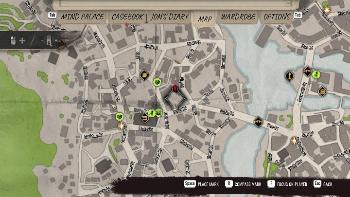 Time to move to Miner's End, near the market - Sherlock Holmes Chapter One: Iron Coffin - walkthrough, Other Cases - Other matters - Sherlock Holmes Chapter One Guide