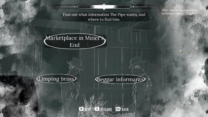 You will run into two men you need to eavesdrop on - Sherlock Holmes Chapter One: Iron Coffin - walkthrough, Other Cases - Other matters - Sherlock Holmes Chapter One Guide