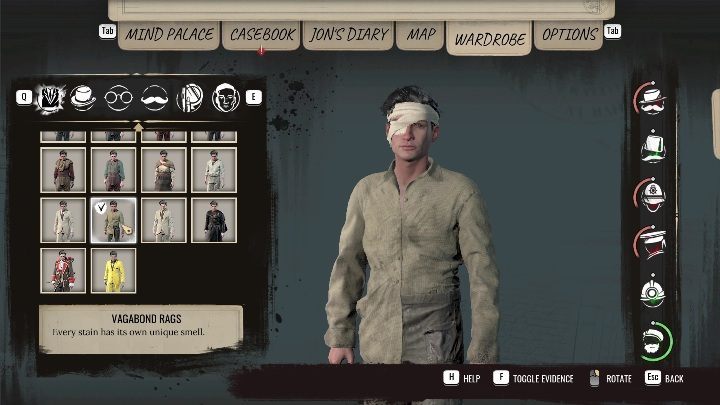 After getting information about beggars, you should dress up as one of them - Sherlock Holmes Chapter One: Iron Coffin - walkthrough, Other Cases - Other matters - Sherlock Holmes Chapter One Guide