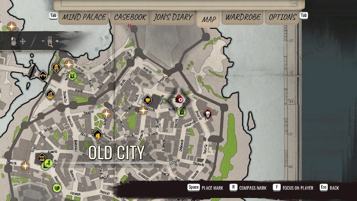 The mission is initiated by investigating the statue located in the northeastern part of the Old City - Sherlock Holmes Chapter One: The Hand-Me-Down - walkthrough, Cordona stories - Cordon Tales - Sherlock Holmes Chapter One Guide