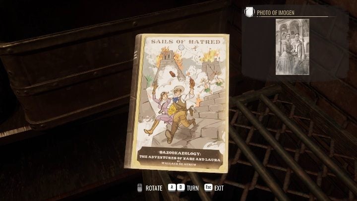 This is the second book you can get during this mission - Sherlock Holmes Chapter One: Gilded Cage, boat workshop - walkthrough - A gold-plated cage - Sherlock Holmes Chapter One Guide