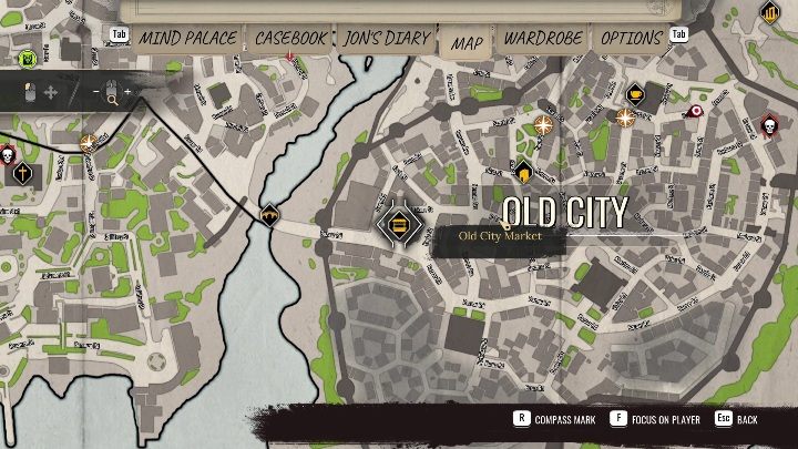 It's time to go to the marketplace that the men were talking about - Sherlock Holmes Chapter One: Gilded Cage, getting a job - walkthrough - A Gilded Cage - Sherlock Holmes Chapter One Guide