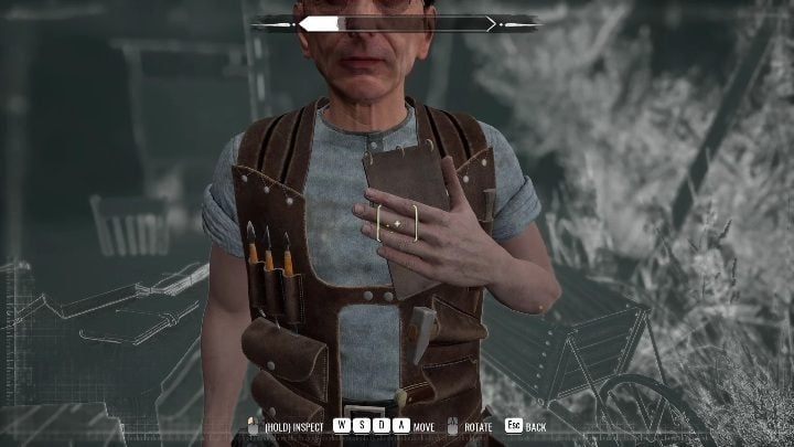 After a short conversation, you'll have to take a closer look at the man - Sherlock Holmes Chapter One: Gilded Cage, excavations - walkthrough - A Gilded Cage - Sherlock Holmes Chapter One Guide