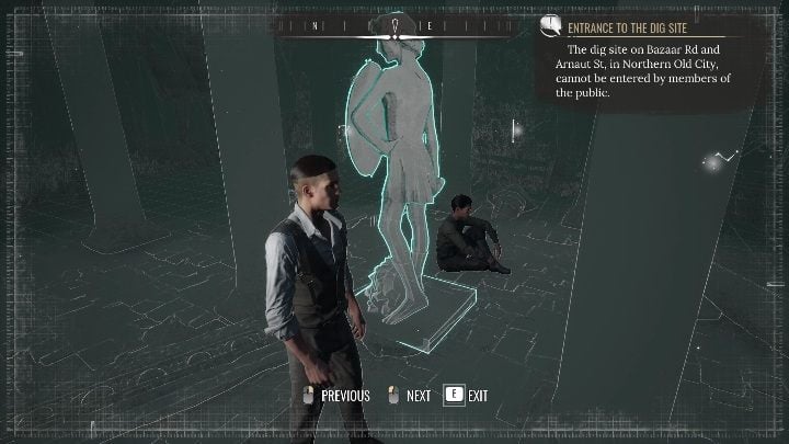Once you have all the information, head upstairs to the ruins - Sherlock Holmes Chapter One: Gilded Cage, excavations - walkthrough - A Gilded Cage - Sherlock Holmes Chapter One Guide