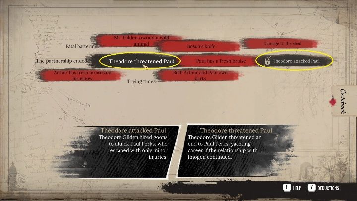 The next connection is - Sherlock Holmes Chapter One: The Gilded Cage, finding Goliath - walkthrough - A Gilded Cage - Sherlock Holmes Chapter One Guide